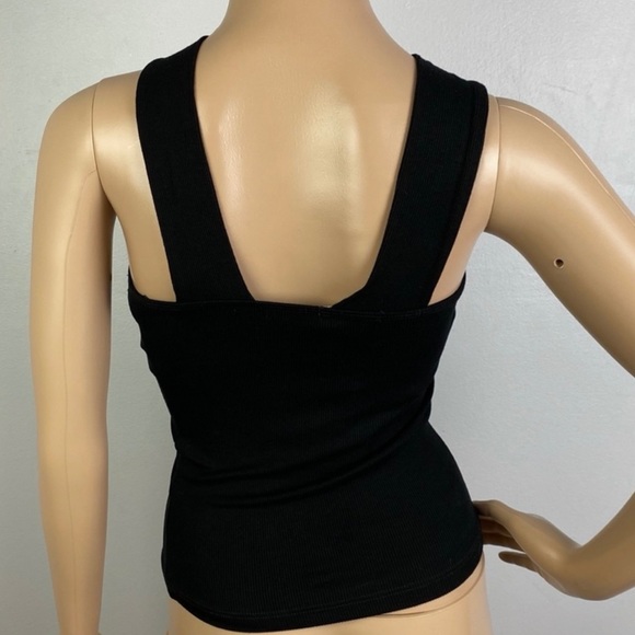 NEW LNA BLACK RIBBED TANK TOP - Picture 8 of 9